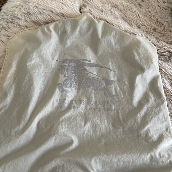 Burberry London Cashmere Virgin Wool Belt Long Winter Pea Coat Black Size 2 - Picture 11 of 11